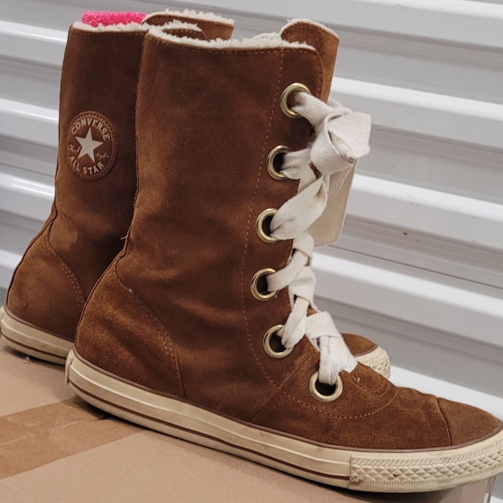 Converse High Top Suede Boots